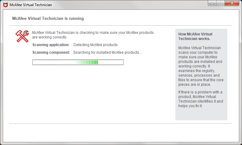 McAfee Virtual Technician - Screenshot #2
