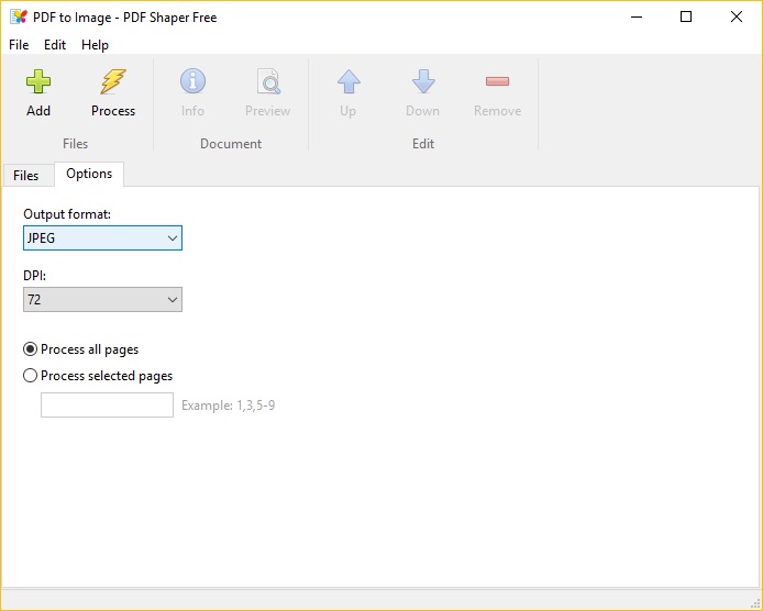 how to navigate to top using pdf shaper