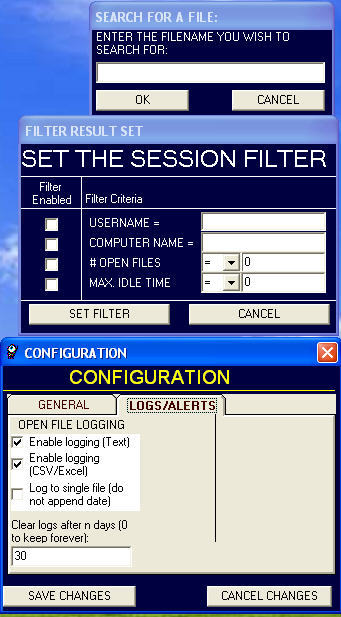 System Tray Share Monitor - Screenshot #1