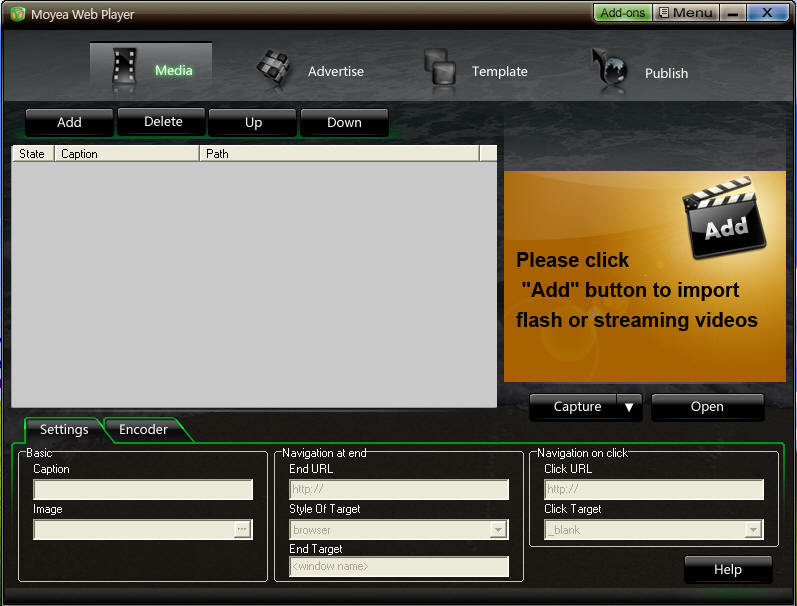Moyea Web Player Pro - Screenshot #1