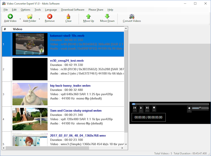 Video Converter Expert - Screenshot #3