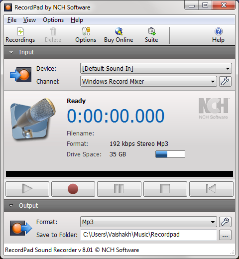 Recordpad Sound Recorder - Screenshot #2