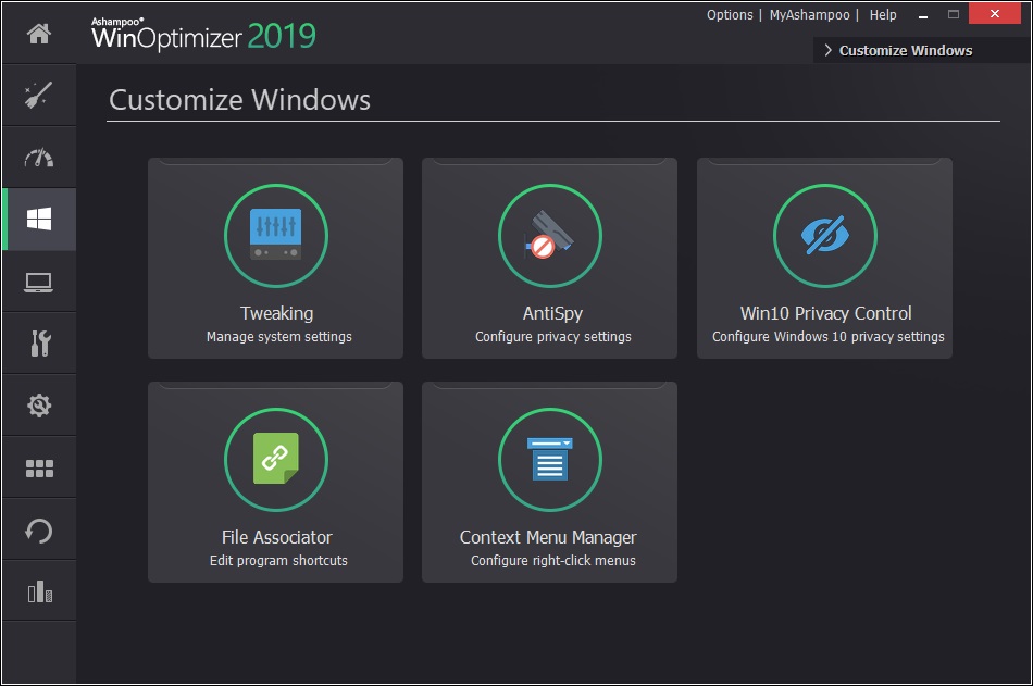 Optimizer 15.4 instal the new version for windows