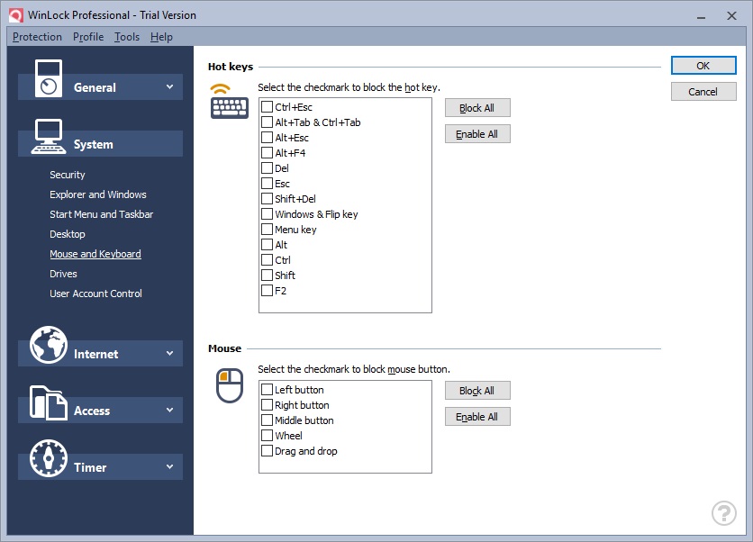 WinLock Professional - Screenshot #5