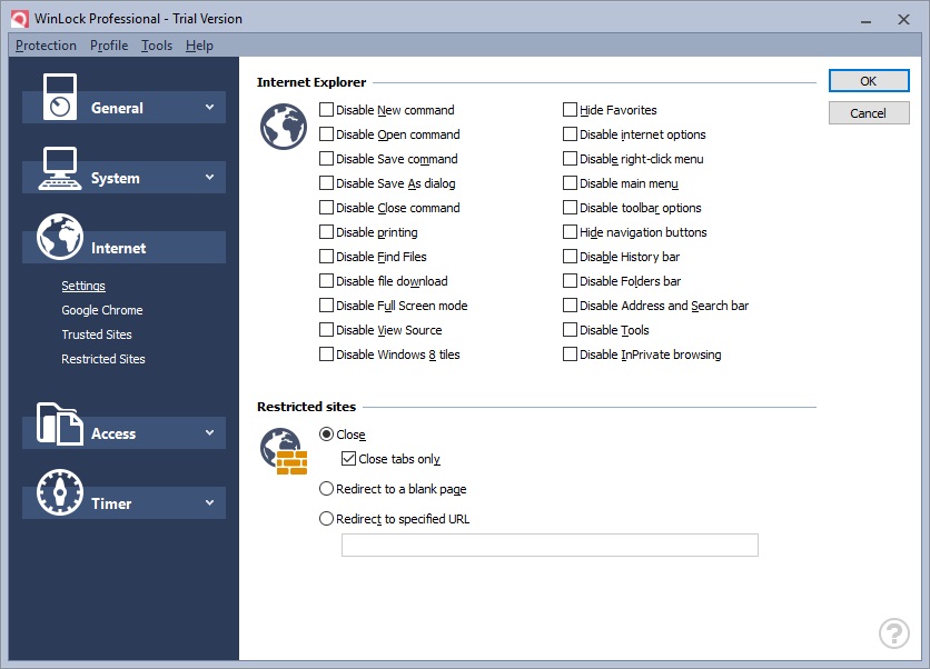 WinLock Professional - Screenshot #4