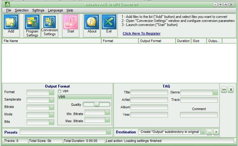 online aac to mp3 converter free