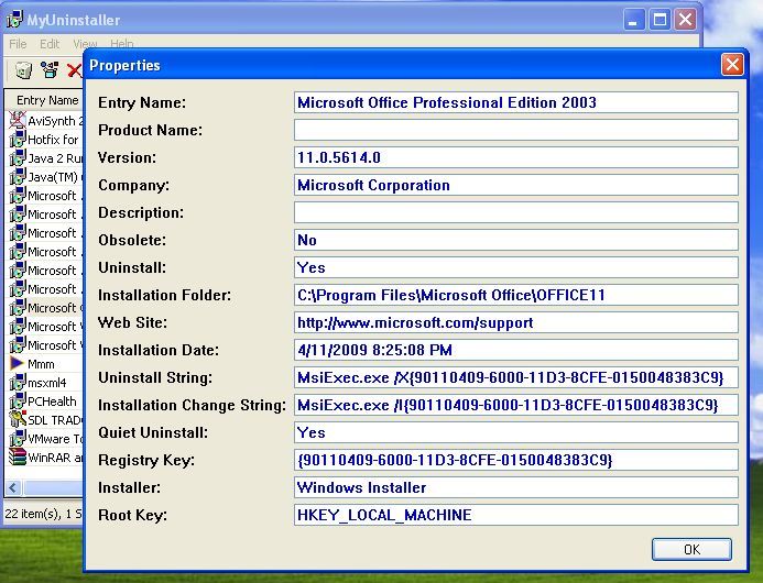 MyUninstaller - Screenshot #2
