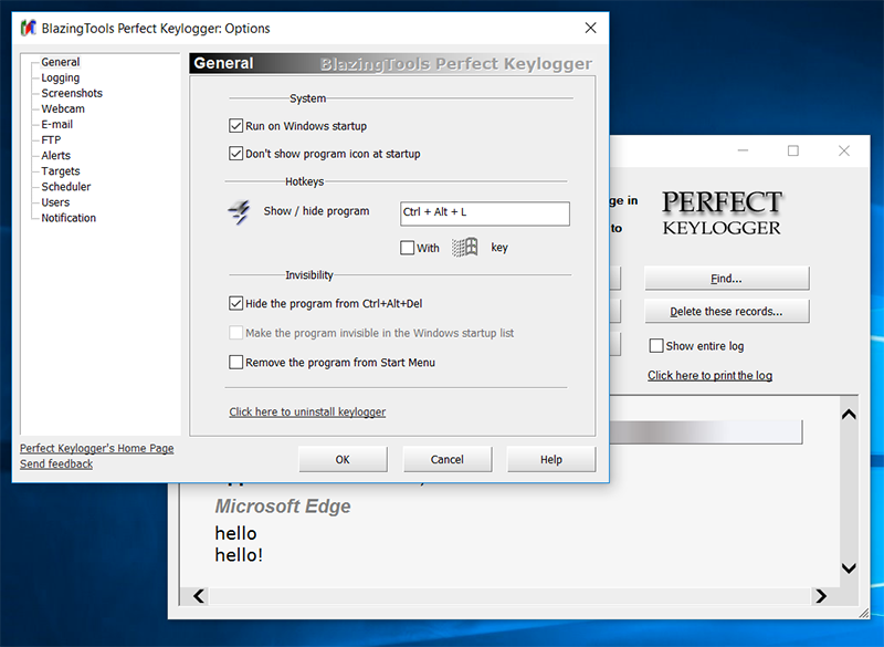 Blazingtools Perfect Keylogger 1