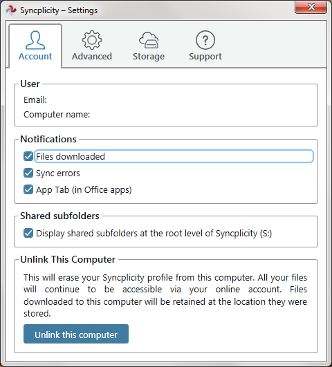 Syncplicity - Screenshot #1