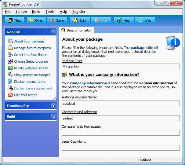 Paquet Builder - Screenshot #5