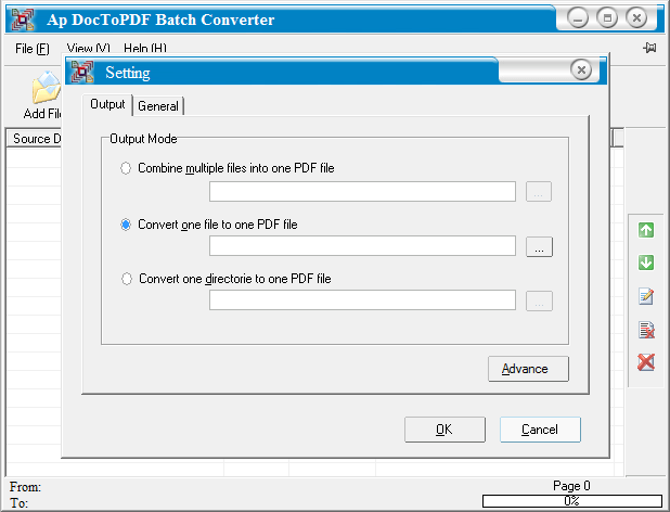 Ap Document To PDF Converter - Screenshot #2