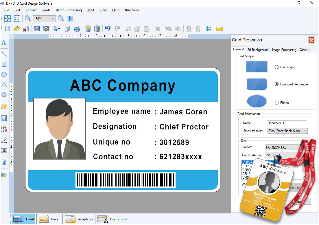 free id card making software