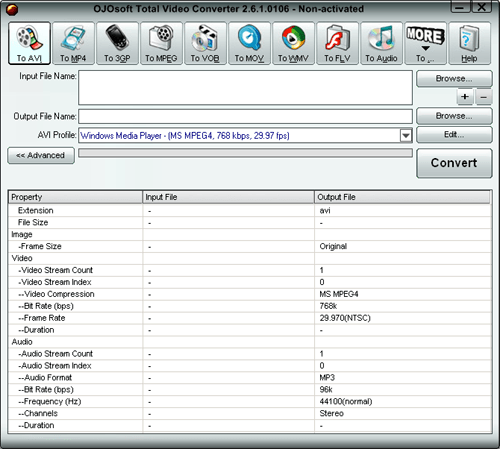 OJOsoft Total Video Converter - Screenshot #5