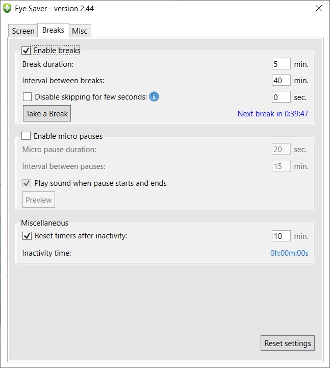 Eye Saver - Screenshot #5