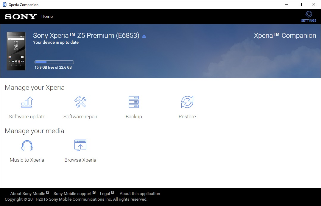 Xperia Companion - Screenshot #3
