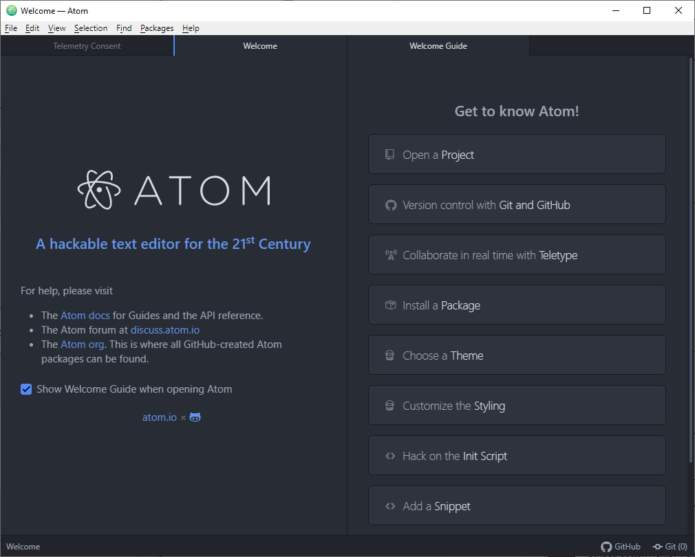Atom - Screenshot #1