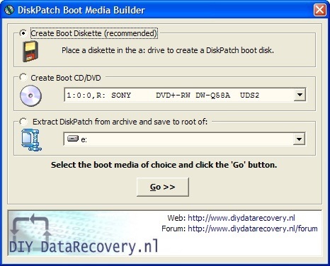 DIY DataRecovery DiskPatch - Screenshot #2
