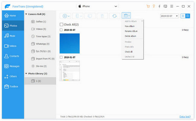 Aiseesoft FoneTrans - Screenshot #3