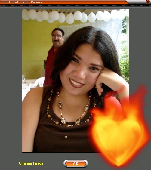 Fire Heart Desktop Gadget - Screenshot #5