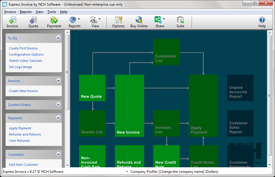 Express Invoice Invoicing Software - Screenshot #3