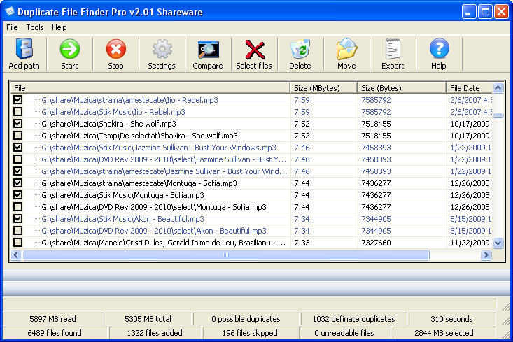 Duplicate File Finder Pro Full Version - Screenshot #1