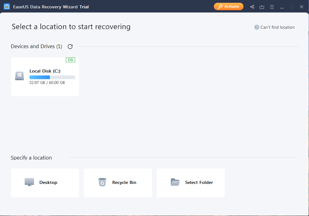 EaseUS Data Recovery Wizard - Screenshot #5