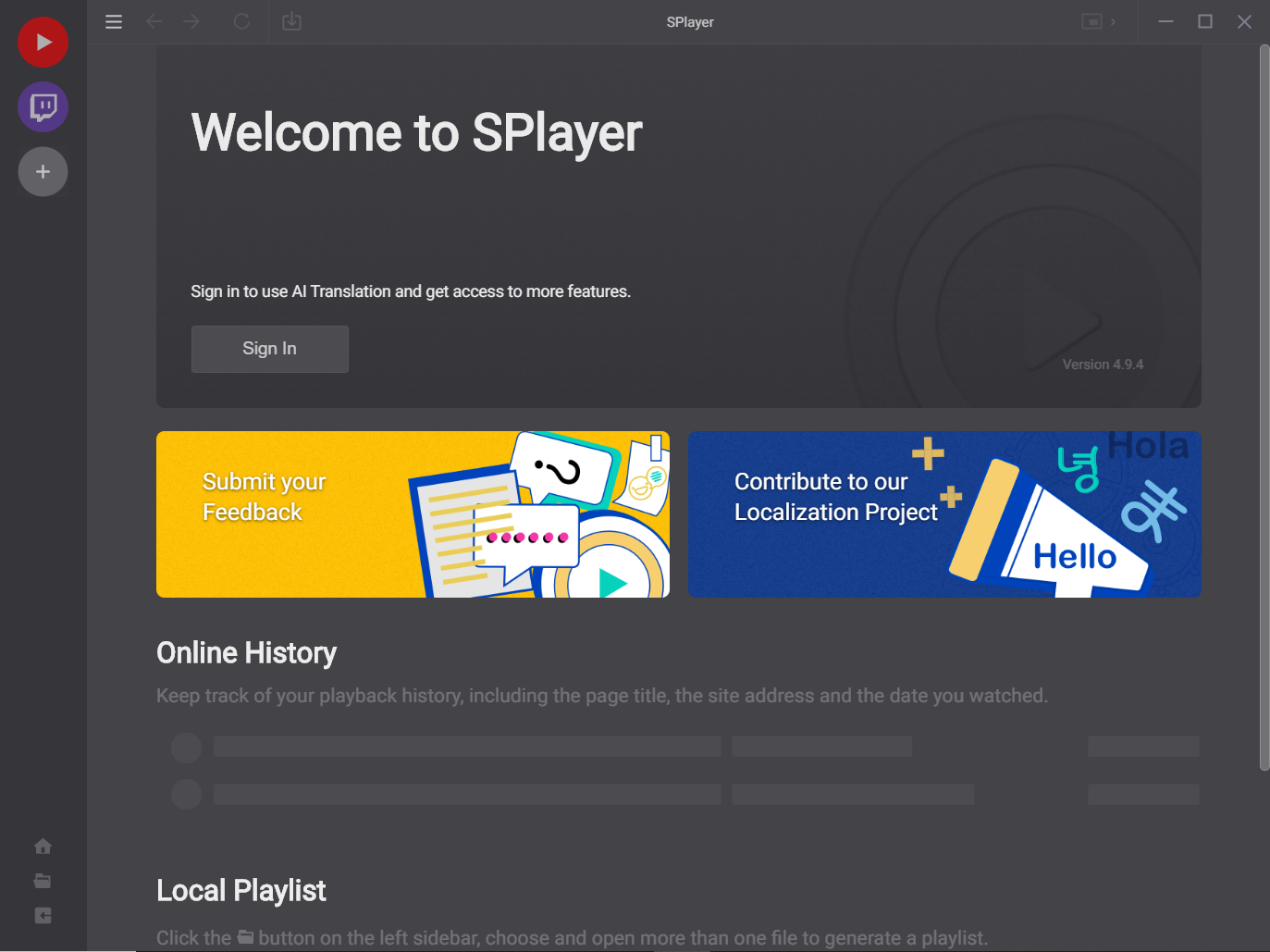 Splayer Mini SPlayer latest version - Get best Windows software