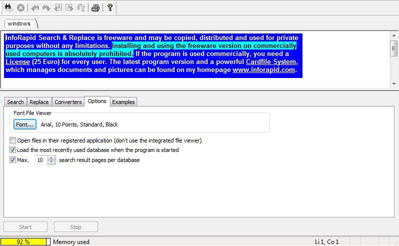 InfoRapid Search & Replace - Screenshot #1