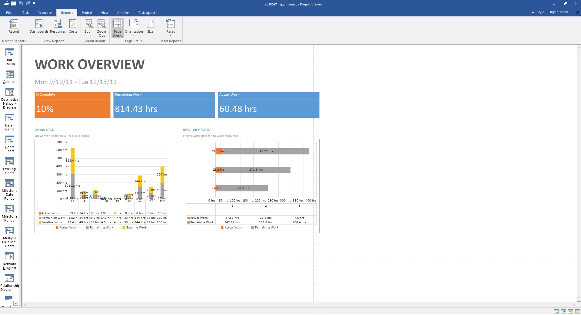 Seavus Project Viewer - Screenshot #1