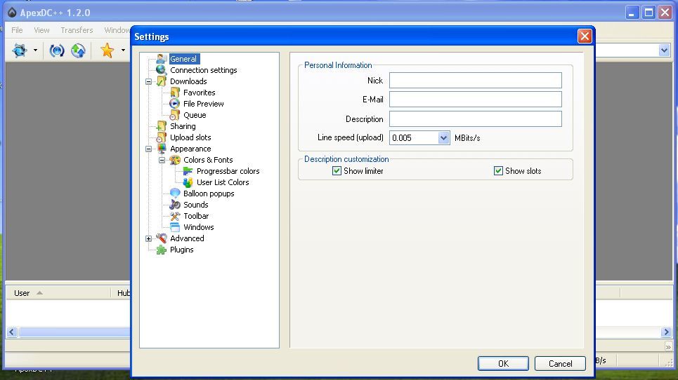 ApexDC++ - Screenshot #5