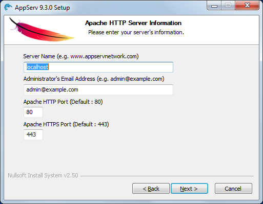 AppServ - Screenshot #1