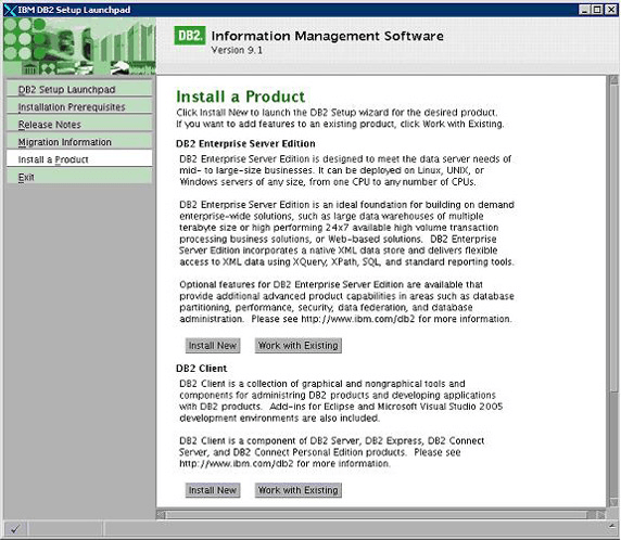 DB2 Enterprise Server Edition - Screenshot #3