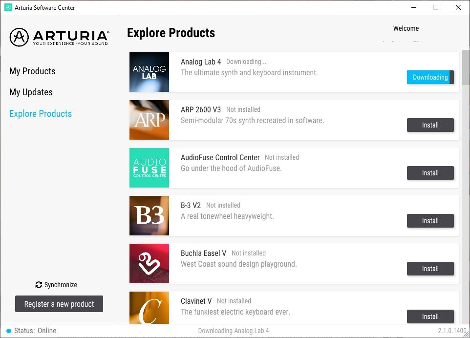 Arturia Software Center latest version Get best Windows software