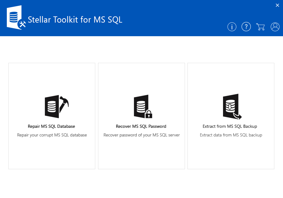 Stellar Toolkit for MS SQL latest version - Get best Windows software