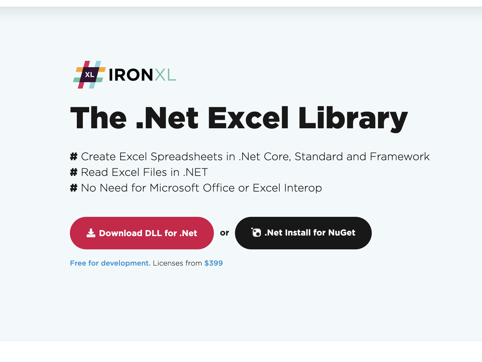 Excel .Net Library download for free - SoftDeluxe