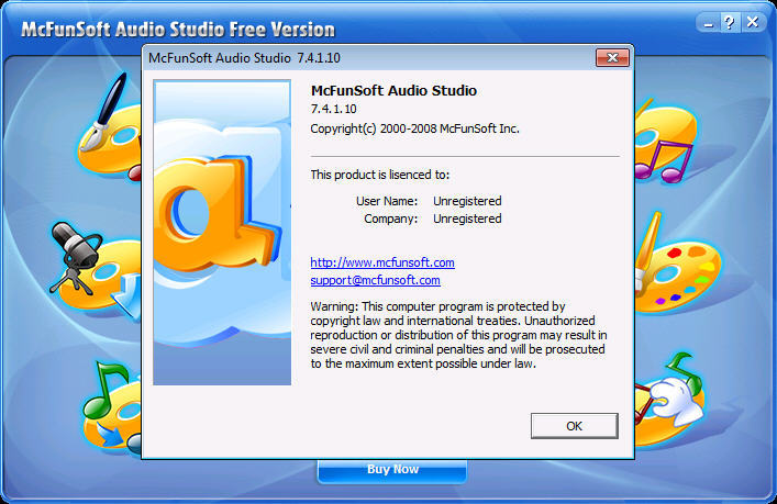 McFunSoft Audio Studio - Screenshot #1