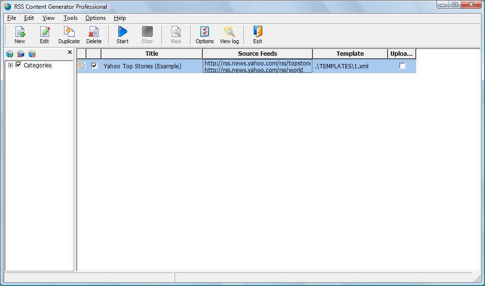 RSS Content Generator - Screenshot #4