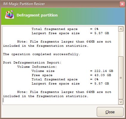 IM-Magic Partition Resizer Free - Screenshot #4
