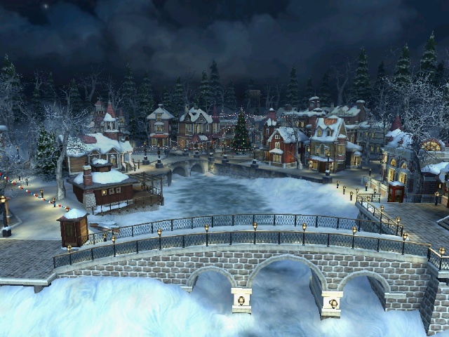 Snow Village 3D Screensaver - Screenshot #4