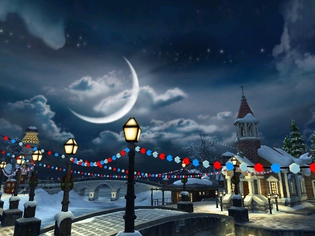 Snow Village 3D Screensaver - Screenshot #3