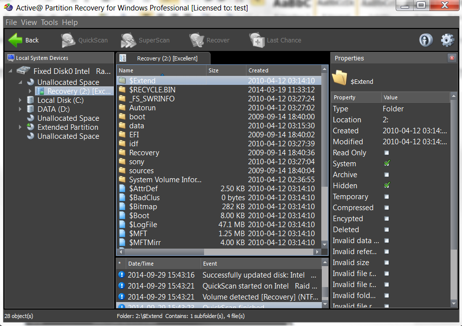 Active@ Partition Recovery - Screenshot #5