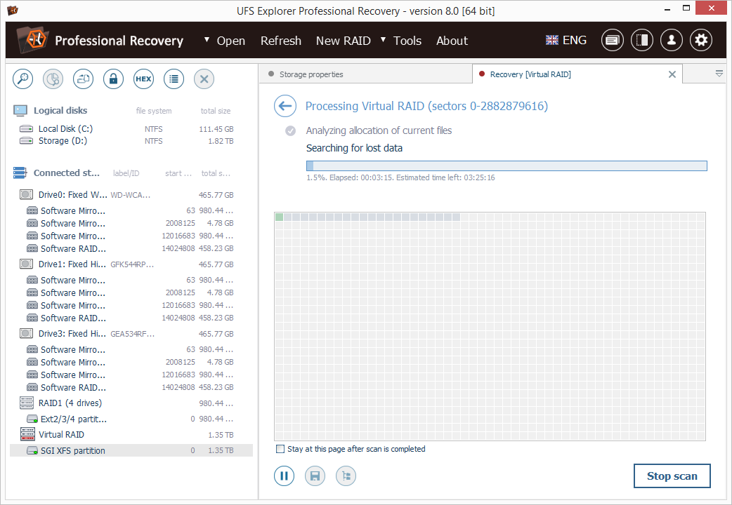 UFS Explorer Professional Recovery latest version - Get best Windows ...