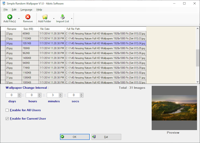 Simple Random Wallpaper - Screenshot #3
