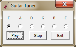 Guitar Tuner - Screenshot #1