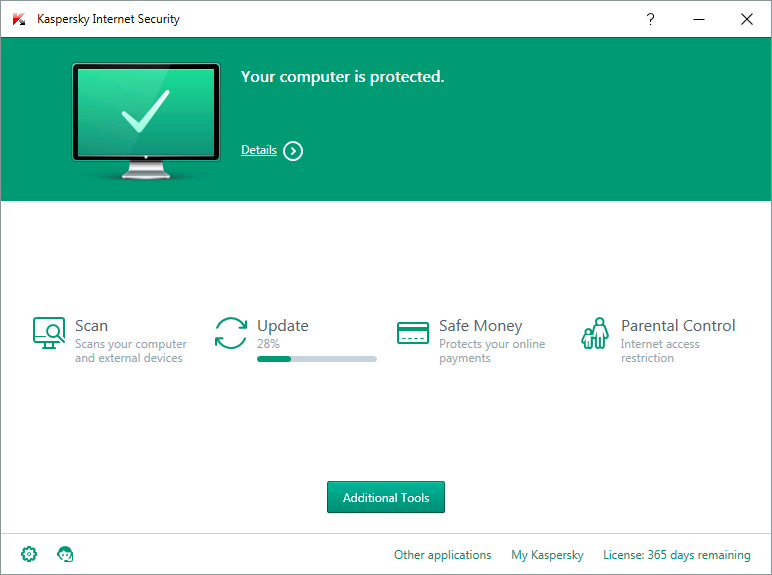 Kaspersky Internet Security - Screenshot #1