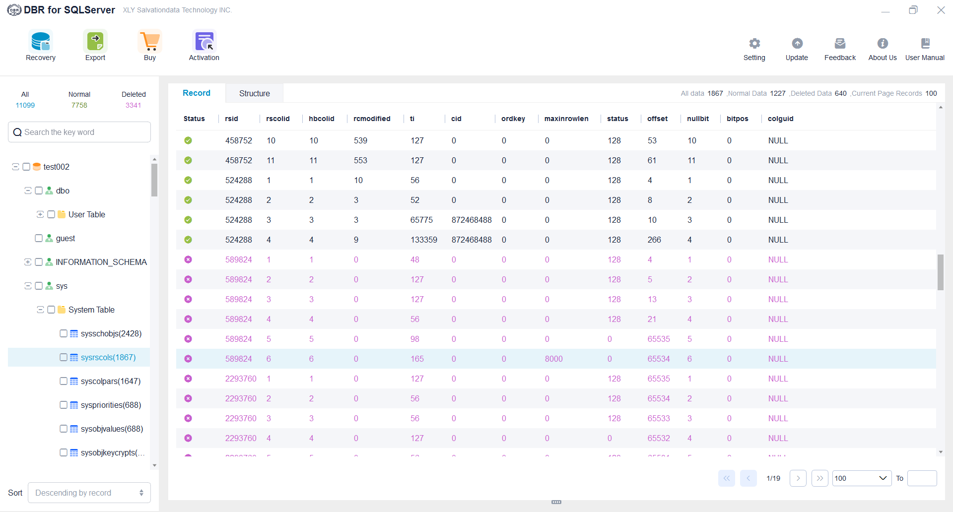 DBR for SQLServer download for free - SoftDeluxe