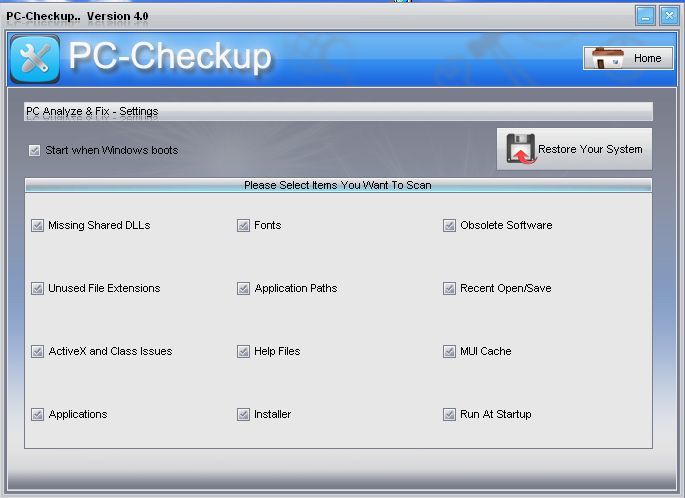 Pc Chek Program PC-CHECKUP download for free - SoftDeluxe