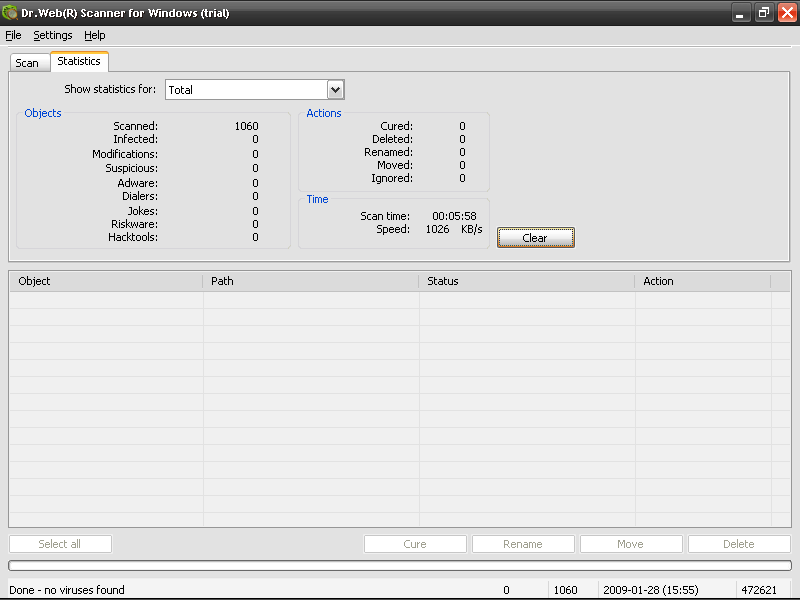 Dr.Web Anti-virus - Screenshot #12