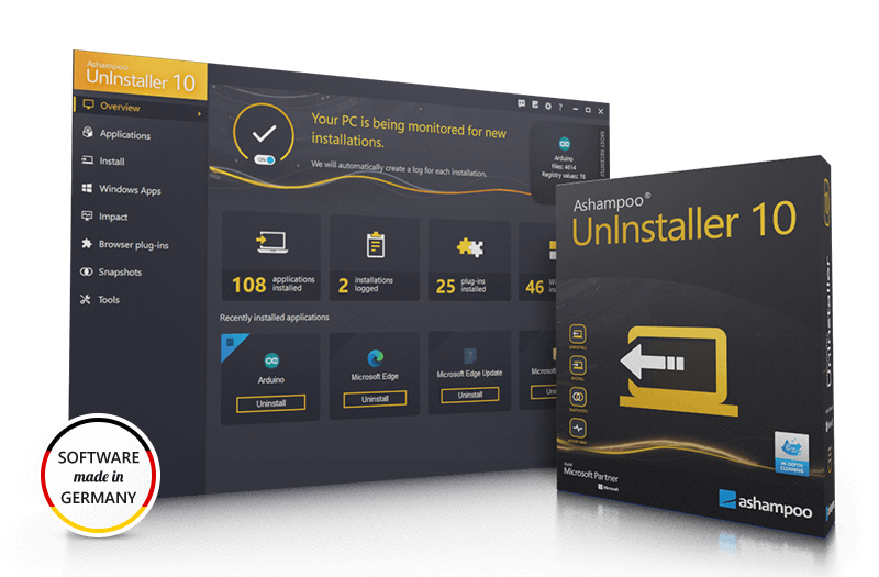 Ashampoo UnInstaller 10 - Screenshot #1