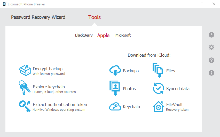 Elcomsoft Phone Breaker - Screenshot #3